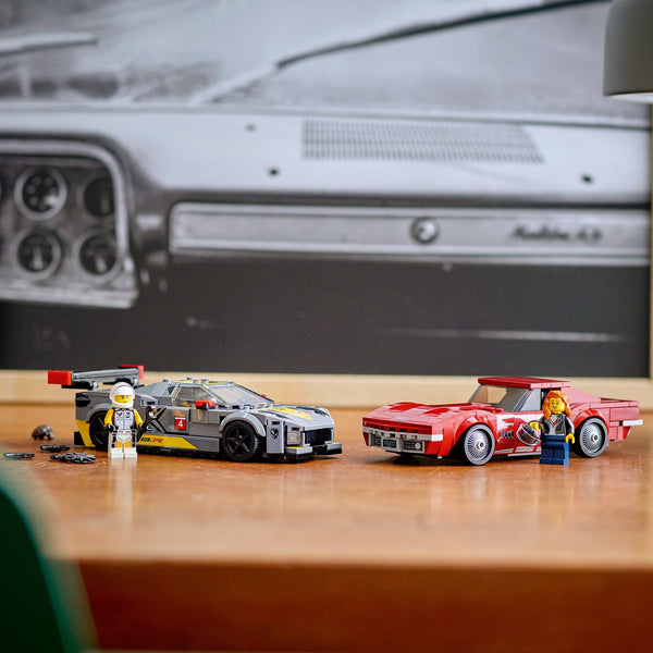 LEGO® Speed Champions Chevrolet Corvette C8.R Race Car and 1968 Chevrolet Corvette